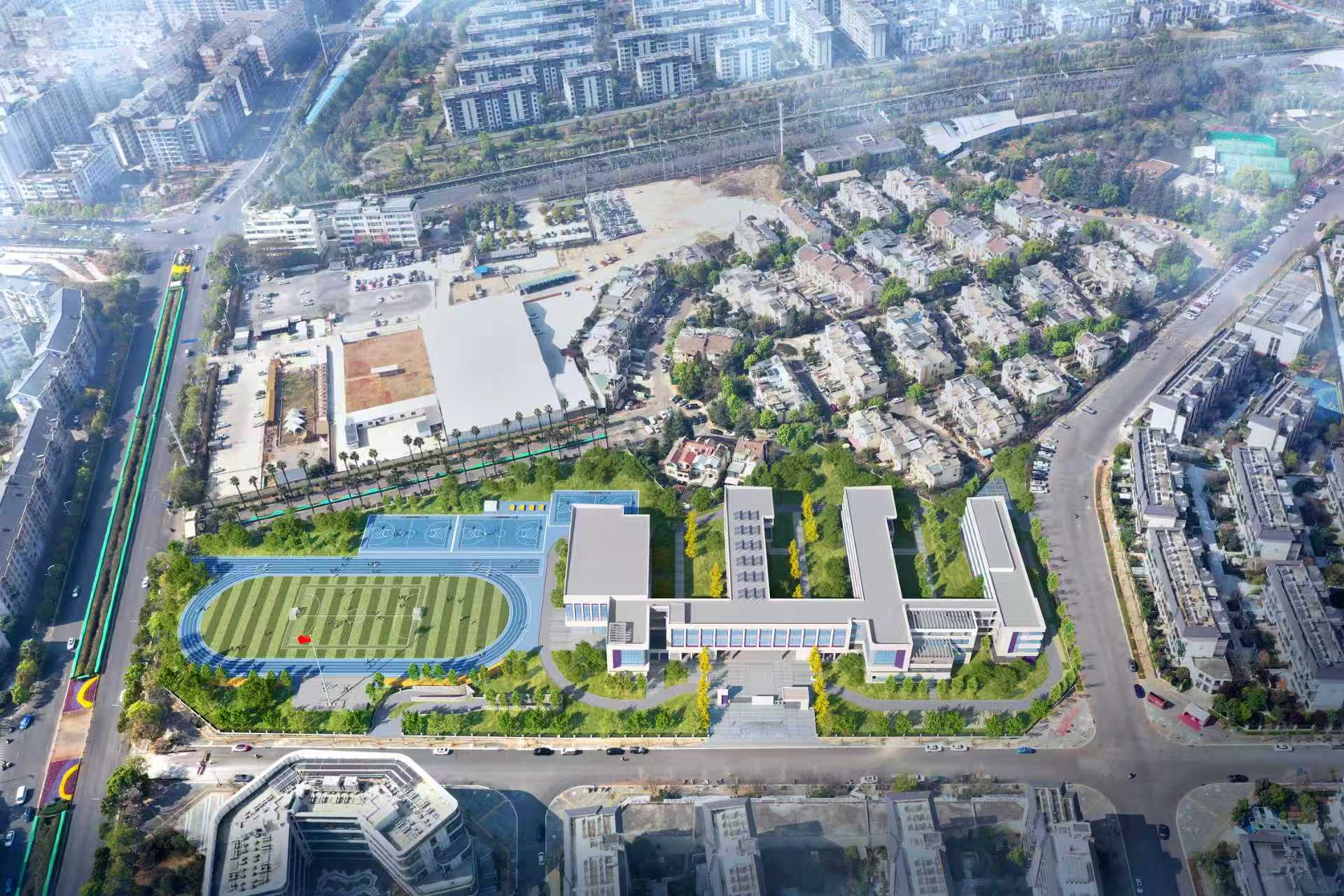 1.四公司西山区草海5号片区A10地块新建幼学建设项目正式开工.jpg