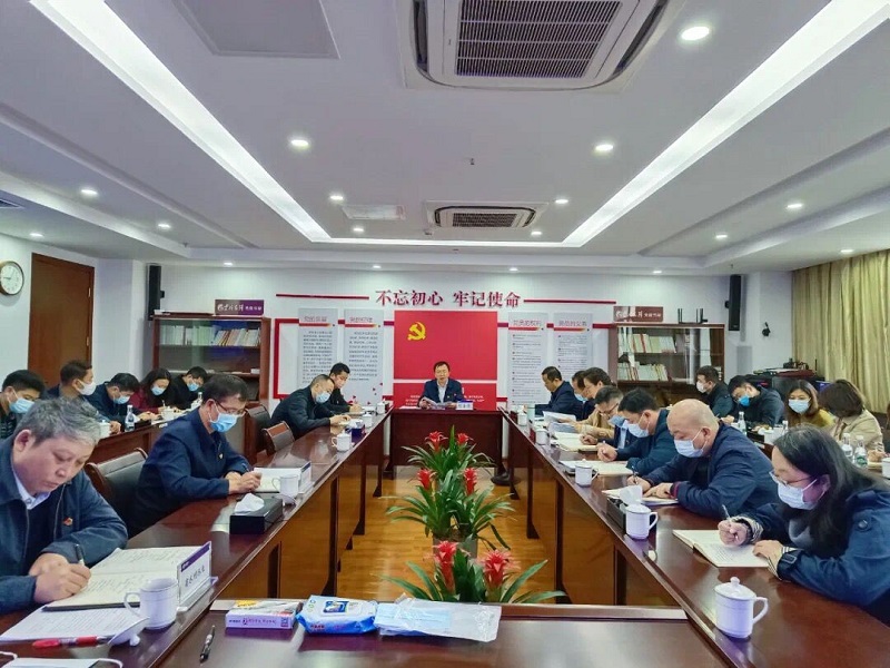 刘金荣为分管部门及联系单元宣讲党的二十大心灵 